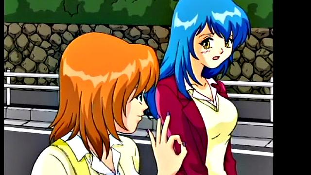 Redhead dominatrix spanks and punishes her slave with glasses on in a kinky threesome