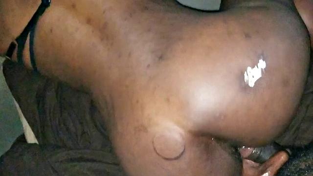 A Texas twat get filled with cream while getting doggy-styled in lingerie