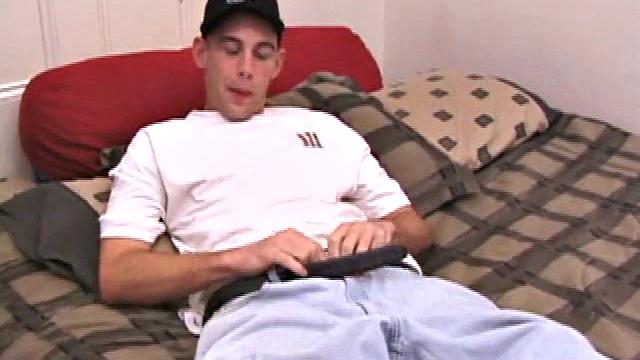 Nick Strokes With Dildo