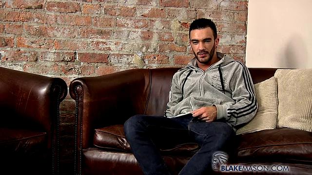 Alejandro Alvarez strokes hard and teases for the camera