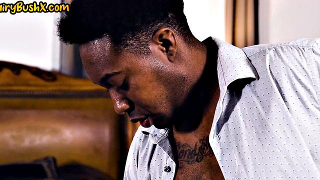 Hairypussy babe got IR banged after face fucking