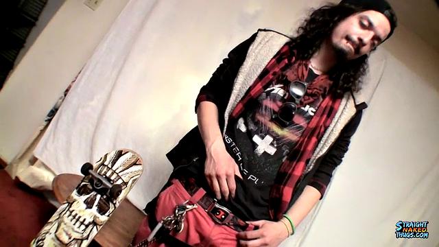 Max Rubbing His Hard Cock - Max Harley