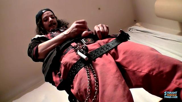 Max Rubbing His Hard Cock - Max Harley