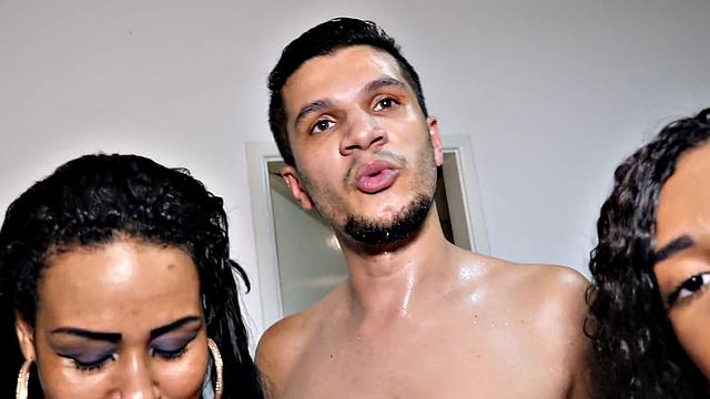 Ariela Ferraz and Japanese MILF Amaya Takayo Threesome Anal Brazilian Latina Big Paulo Marcelo