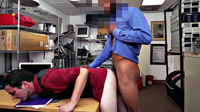 Real ebony assdrilling subordinate