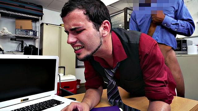 Real ebony assdrilling subordinate