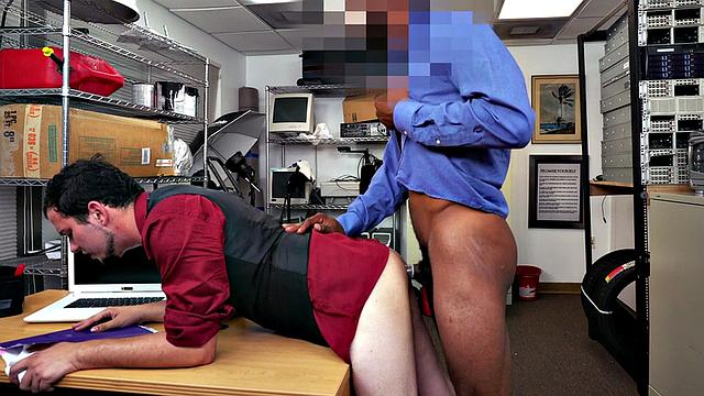 Real ebony assdrilling subordinate