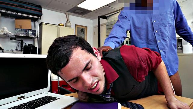 Real ebony assdrilling subordinate