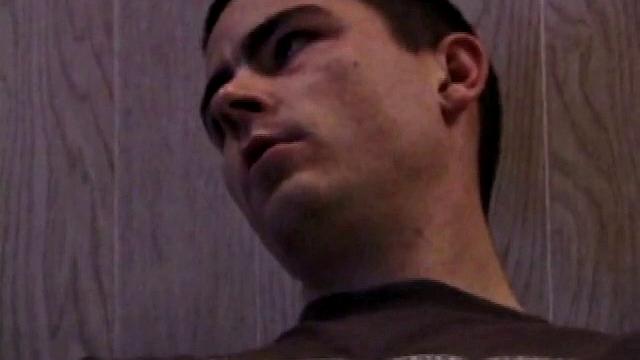 Jayden and Dan grease up their wood and we get close-ups of their horny faces. Jayden sports 8 inches and Dan holds his own. Always the instigator, Dan suggests they cum all over the glass table.