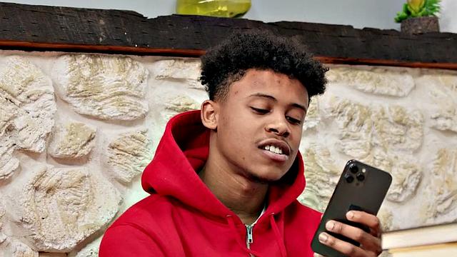 Short black dude smashes cute 21yo in the bathroom