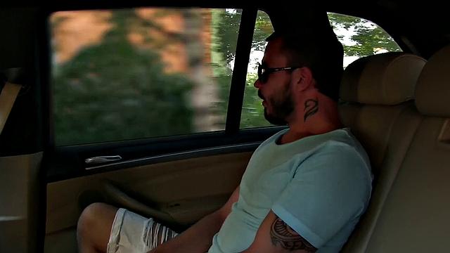 Brunette Cabbie Fucked in Car Trunk