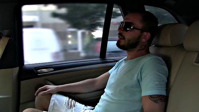 Brunette Cabbie Fucked in Car Trunk