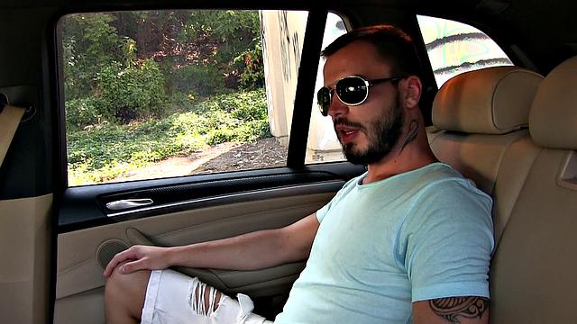 Brunette Cabbie Fucked in Car Trunk