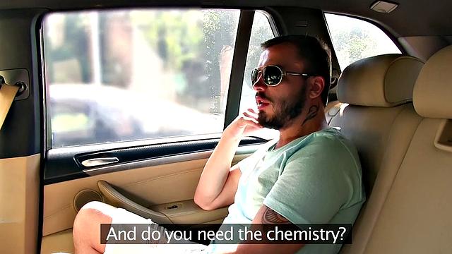 Brunette Cabbie Fucked in Car Trunk