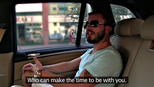 Brunette Cabbie Fucked in Car Trunk