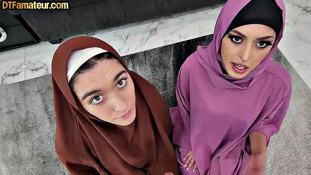 Nasty hot bae cockriding her BF