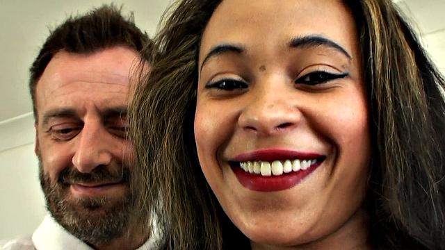 SubSlut Chanel Santos cums while we watch over her