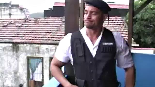 Bernaldo Pires invites Carlos de Olivira over to spice up the day. The good looking Carlos is quickly on his knees trying to service Bernaldo's huge cock. After Carlos has spent enough time on his dick, Bernaldo turns him around to play with his ass.