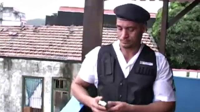 Bernaldo Pires invites Carlos de Olivira over to spice up the day. The good looking Carlos is quickly on his knees trying to service Bernaldo's huge cock. After Carlos has spent enough time on his dick, Bernaldo turns him around to play with his ass.