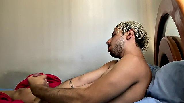 Playing with Henry Lynes' Thick Uncut Twink Cock