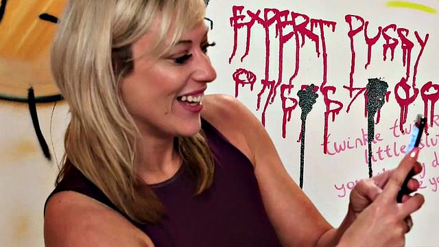 CFNM babe sucking off tiedup gloryhole dick