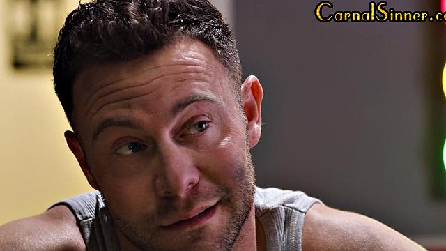 Big ass deepthroat babe gets pussy-fucked in garage by car