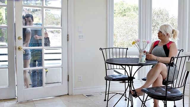 MILF wild bitch fucked in threeway by nasty BWC fucker