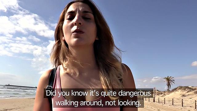 Gamer Girl in shorts fucks cop doggystyle in wild outdoor fuckfest