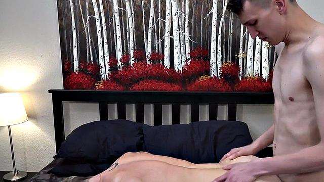 Pussylicked MTF sucks and rides BFs hard cock