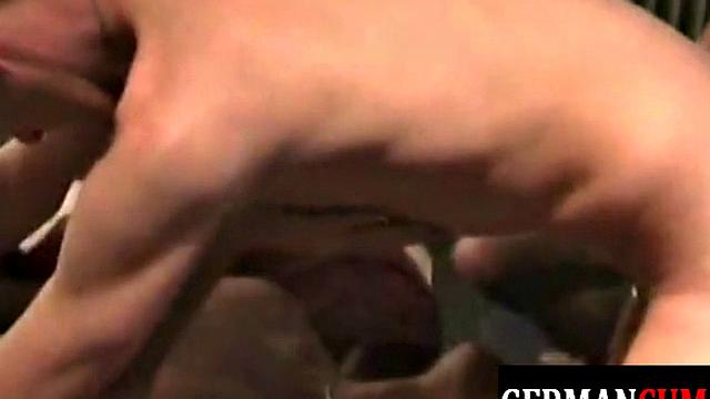 Cocksucking German fingered and breeded in trio