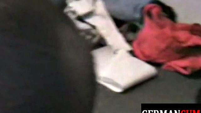 Cocksucking German fingered and breeded in trio