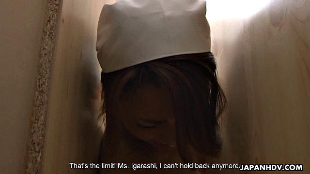 Shinobu Igarashi gives her customer a good cleaning and a hard fucking