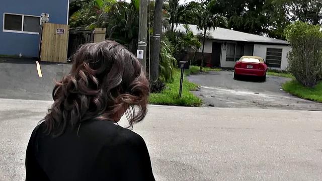 Latina with small tits gets her bald pussy pounded on the couch in POV reality action