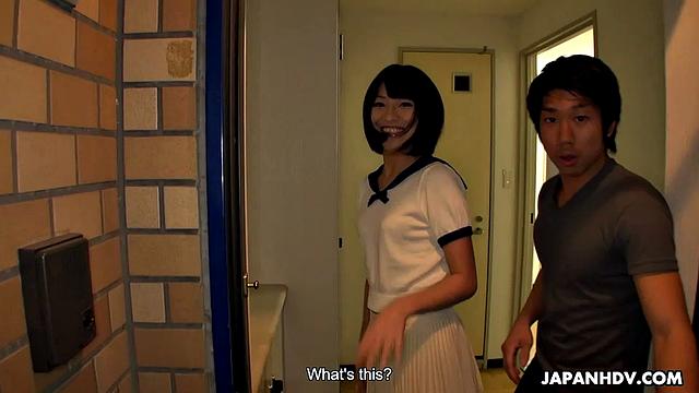 Ruri Narumiya goes to meet a fan as AV Actress