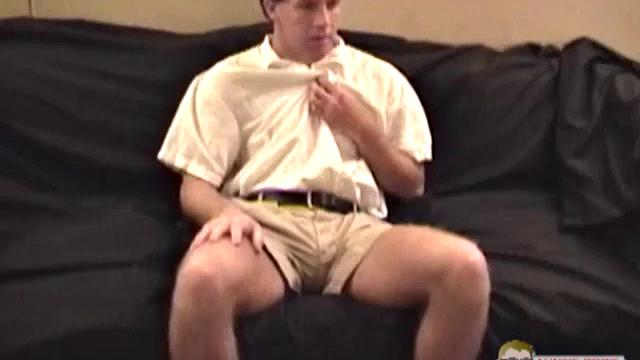 Ryan is back to jack off for Auntie Bob's camera again. This 21 year old fraternity boy is a ranked college diver, who enjoys a sexy swimmer's build and a nice 8 1/2 inch cock. And if you're into hairy legs you won't be disappointed.