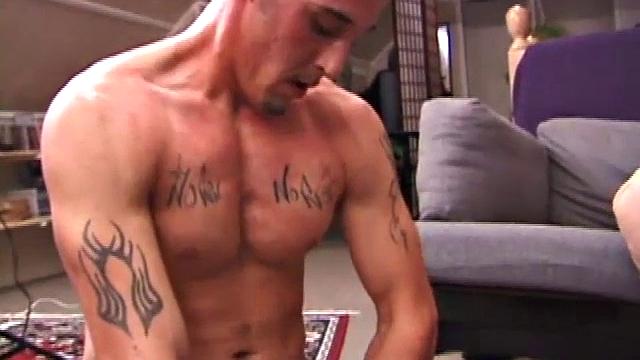 After coaxing Aaron and Ryan to strip, Timmy gets naked. It isn't long before all are exchanging blowjobs. Breathing heavily, Ryan unexpectedly busts a nut in his pubes, eats as much of it as he can find, and takes off.