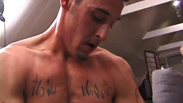 After coaxing Aaron and Ryan to strip, Timmy gets naked. It isn't long before all are exchanging blowjobs. Breathing heavily, Ryan unexpectedly busts a nut in his pubes, eats as much of it as he can find, and takes off.