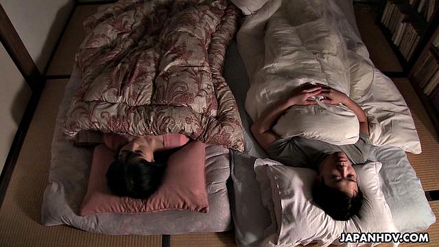 Fresh brunette gets fucked during the night