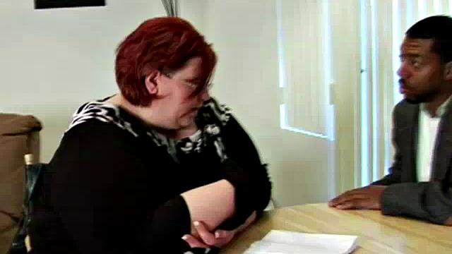 Redhead Seduces a Black Guy