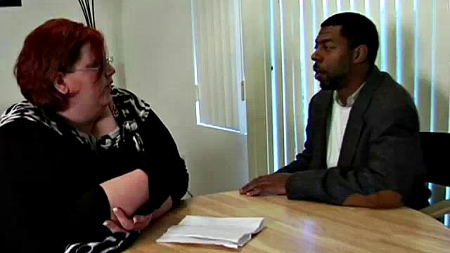 Redhead Seduces a Black Guy