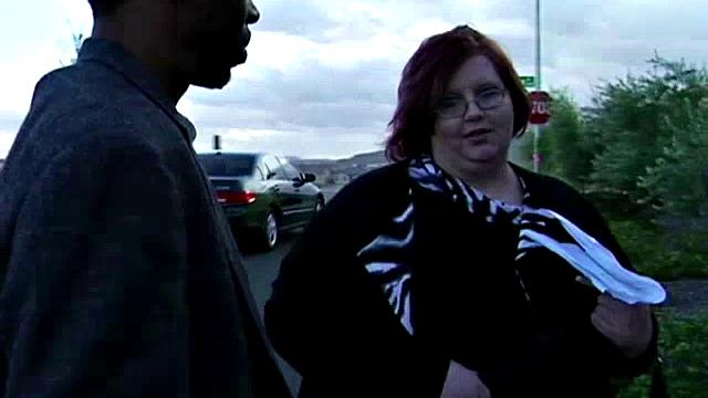 рыжая пышка Амита заманивает черного жеребца на горячем собеседовании