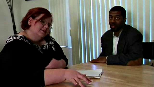 Redhead Seduces a Black Guy