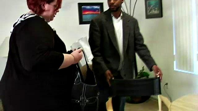 Redhead Seduces a Black Guy