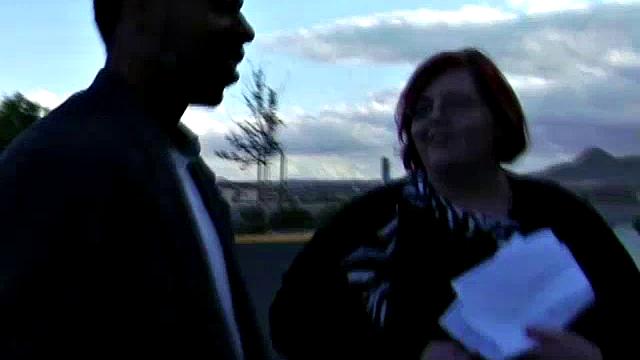 Redhead Seduces a Black Guy