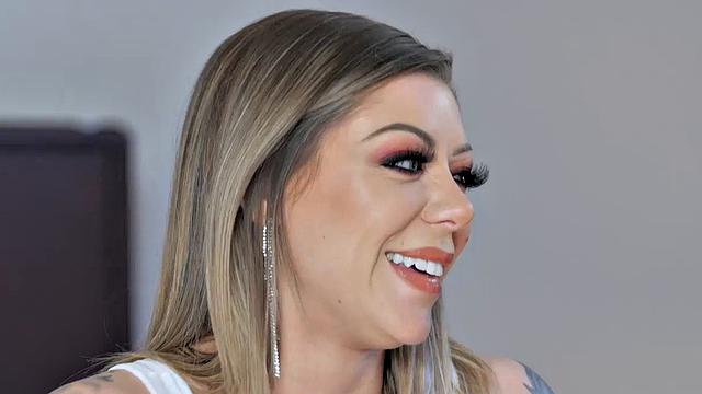 An Interview With Tattooed Big Tits Blonde Karma Rx