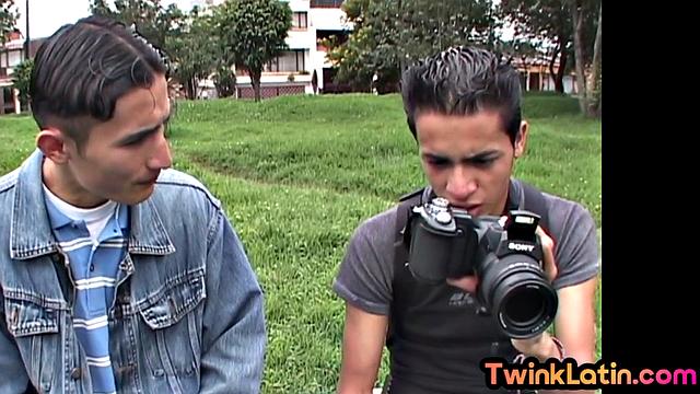 Real Latin skinny twink assfucked on photo shooting after Blowjob