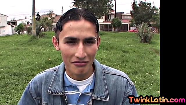 Real Latin skinny twink assfucked on photo shooting after Blowjob