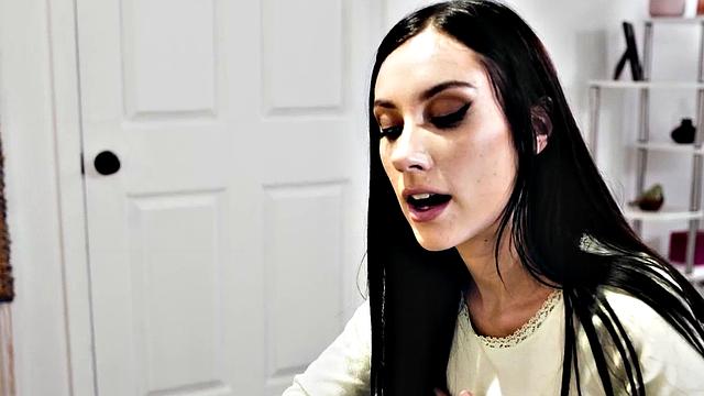 GIRLSWAY - I Massaged My Bestie's Hot Stepsister Lily Larimar, It Ended With Extreme Scissoring!