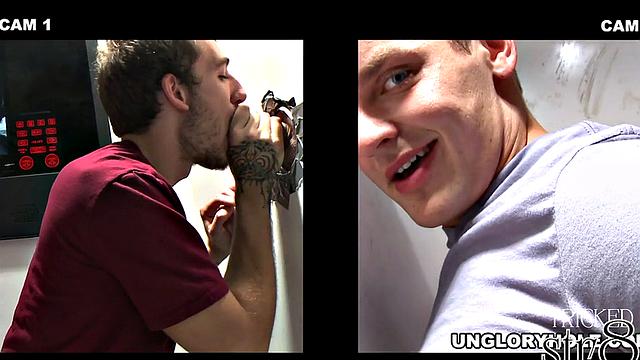 Gloryhole newbie lipserviced