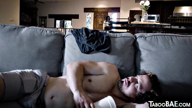 Big-titted gorgeous MILF drilled by stud